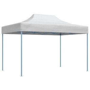 vidaXL Tente de réception pliable professionnelle 280x410x315 cm Acier Blanc