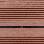 vidaXL Receveur de douche extérieur WPC Inox 80x62 cm Marron