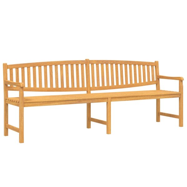 vidaXL Banc de jardin 228x59 5x90 cm bois de teck solide