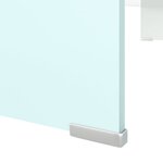 vidaXL Meuble TV/Support pour moniteur 90x30x13 cm verre vert