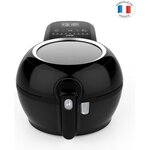 SEB YY3825FB Actifry Genius Friteuse sans huile, 9 menus, Cuve amovible 1,2 Kg, Recettes croustillantes et légères - Noir