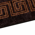 vidaXL Coureur de Tapis MARSA Noir 50 x 100 cm Polyester et PVC