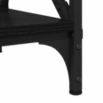 vidaXL Table d'appoint Chêne noir 55 x 38 x 45 cm Bois d'ingénierie