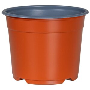 vidaXL Pot à fleurs 100 Pièces Terre cuite Ø 15 x 12 5 cm Plastique