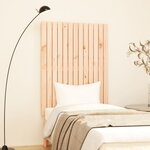 vidaXL Tête de lit murale 82 5x3x110 cm Bois massif de pin