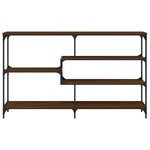 vidaXL Table console chêne marron 160x32x95 cm bois d'ingénierie