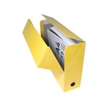Boite Transfert Dos 90mm Iderama - Jaune - X 5 - Exacompta