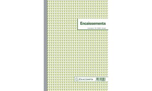 Manifold Encaissements 29 7x21cm 50 feuillets dupli autocopiants EXACOMPTA