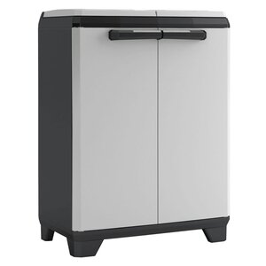 Keter Armoire de recyclage Split Premium gris et noir 92 cm