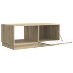 vidaXL Table basse Chêne Sonoma 90 x 50 x 37 cm Bois d'ingénierie