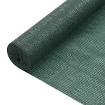 vidaXL Filet brise-vue Vert 3 6x10 m PEHD 75 g/m²