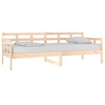 vidaXL Lit de jour sans matelas bois de pin massif 80x200 cm