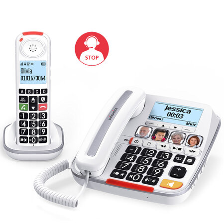 Téléphone fixe swissvoice xtra 3355 combo