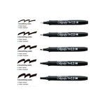 Marqueur 'calligraphy pen' pointe 3 mm noir artline