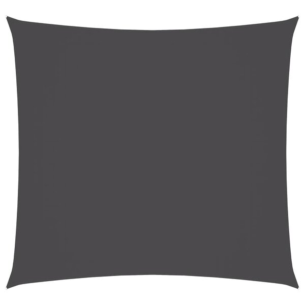 vidaXL Parasol en tissu oxford carré 3x3 m anthracite