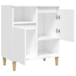 vidaXL Buffet Blanc 60x35x70 cm Bois d'ingénierie