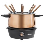 Bestron ensemble de fondue afd850co 1500 w 1 5 l cuivre