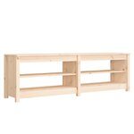 vidaXL Banc à chaussures 160x36 5x50 cm Bois de pin massif