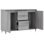 vidaXL Buffet sonoma gris 101 5x35x70 cm bois d'ingénierie