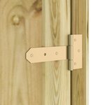 vidaXL Abri à outils de jardin Pinède imprégnée 182x76x175 cm