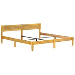 vidaXL Cadre de lit Bois de manguier massif 200 cm
