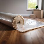 Pack and Move - Housse de protection tapis - Impérméable et anti-poussière - 3 m - Fermeture facile