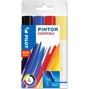 Marqueur à pigment pintor  medium  set de 4 essentials pilot
