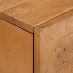 vidaXL Table basse Marron Clair 80 x 50 x 40 cm Bois d'acacia massif