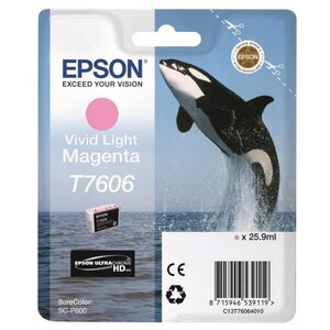 Epson cartouche orque t7606 vivid magenta clair