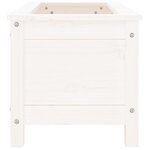 vidaXL Jardinière blanc 82 5x40x39 cm bois massif de pin