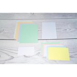 Étui de 100 fiches bristol uni non perforé 210x297mm Rose EXACOMPTA