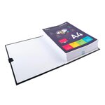 Chemise Extensible Balacron Sans Rabat Sangle Scratch - 24x32cm - Noir - X 10 - Exacompta