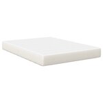 Matelas à ressorts ensachés vidaXL Crème Medium 160x200x20 cm Tissu