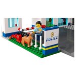 Lego 60316 city le commissariat de police jouets voiture camion de poubelle et hélicoptere enfants +6 ans set aventures