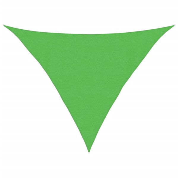 vidaXL Voile d'ombrage 160 g/m² Vert clair 4x4x5 8 m PEHD