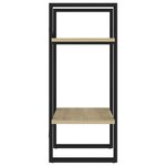 vidaXL Bibliothèque à 2 niveaux chêne sonoma bois d'ingénierie