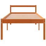 vidaXL Lit pour personne âgée sans matelas 75x190 cm bois pin massif