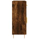 vidaXL Buffet chêne fumé 69 5x34x90 cm bois d'ingénierie
