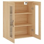 vidaXL Armoire murale chêne sonoma 69 5x34x90 cm bois d'ingénierie