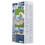 Bestway Ensemble de piscine avec auvent Power Steel 396x107 cm