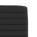 vidaXL Chaises à manger lot de 6 noir similicuir