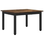 vidaXL Table basse Chêne Fumé 60 x 50 x 36 cm Bois d'ingénierie