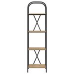 vidaXL Étagère chêne artisanal 40 x 30 x 146 cm Bois d'ingénierie