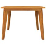 vidaXL Table de jardin 110x110x75 cm Bois d'acacia solide