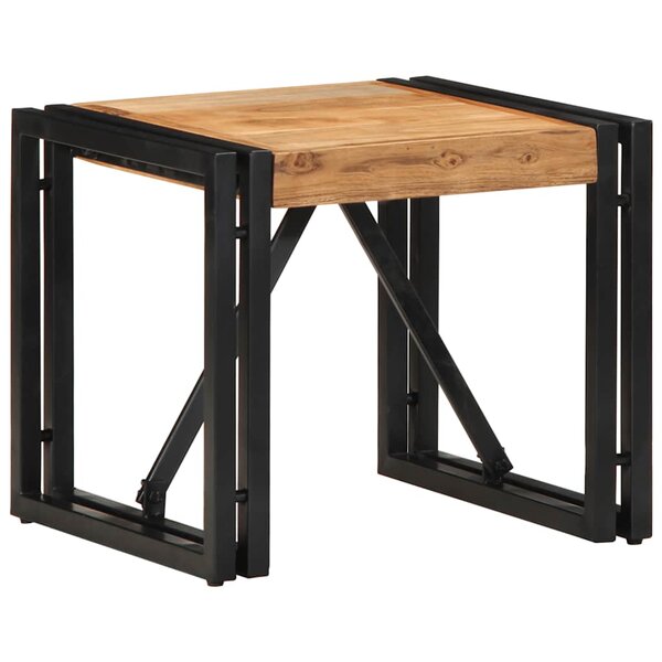 vidaXL Table basse 40x40x35 cm bois massif acacia