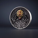 Monnaie BLACK WIDOW Creatures of Nocturne 1 Oz Argent 1000 Francs Cameroon 2026 (PRÉCOMMANDE)
