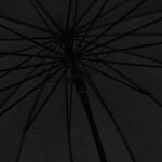 vidaXL Parapluie automatique Noir 120 cm