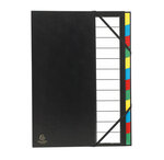 Trieur rigide ORDONATOR 12comp ass EXACOMPTA