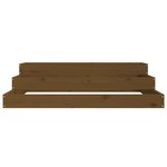 vidaXL Jardinière Marron miel 107x107x27 cm Bois massif de pin