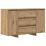 vidaXL Meuble d'appoint Artisan Chêne 120x41x75 cm Bois d'ingénierie
